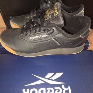 Reebok Womens Black Princess Sneakers
